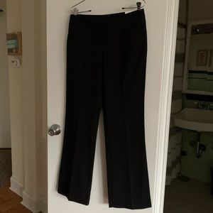 Straight leg black trouser